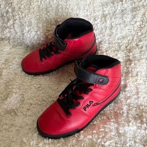 FILA Red Shoes (used, good condition)